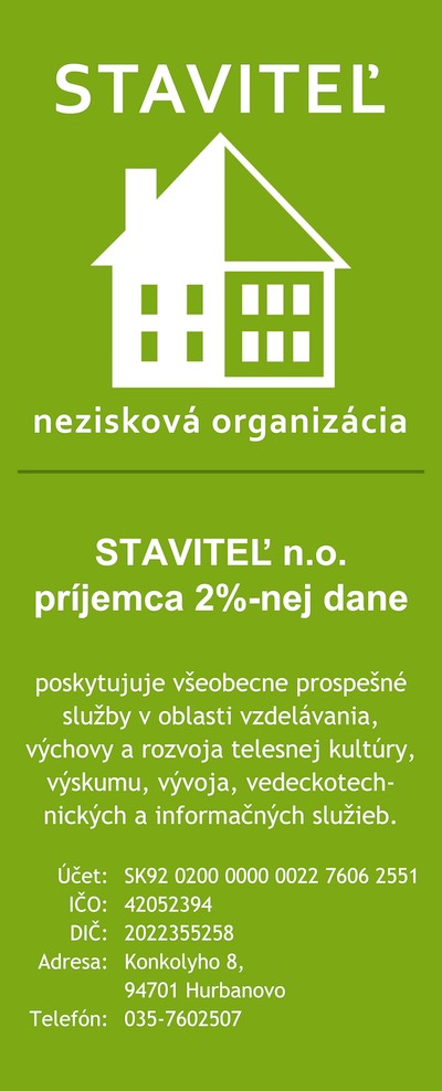 Staviteľ n.o. logo, IČO: 42052394